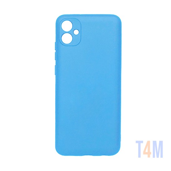 Funda de Silicona con Marco de Cámara para Samsung Galaxy A04e Azul